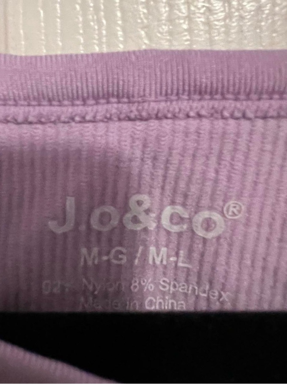 Lavender Ribbed Tank Top - Picture 2 of 3